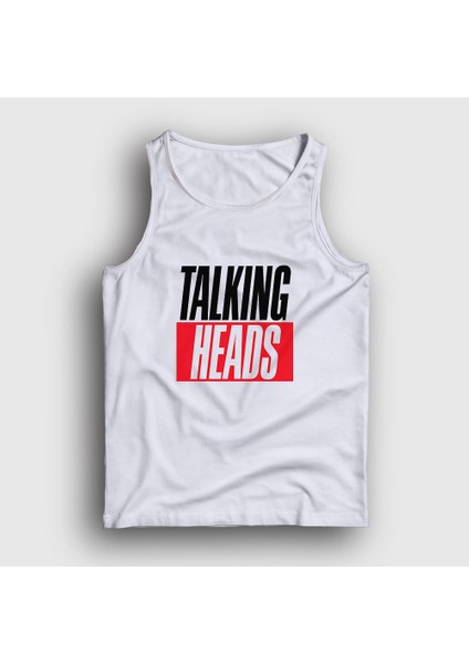 Beyaz Logo Talking Heads Atlet