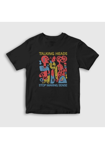 Çocuk Siyah Stop Making Sense Talking Heads T-Shirt