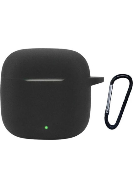 Huawei Freebuds Se 3 Uyumlu Kılıf Mat Kancalı Silikon SF13 Siyah