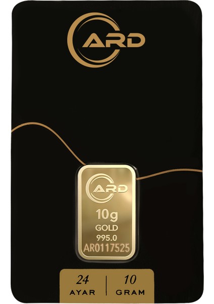 10 gr 24 Ayar ARD Gram Külçe Altın