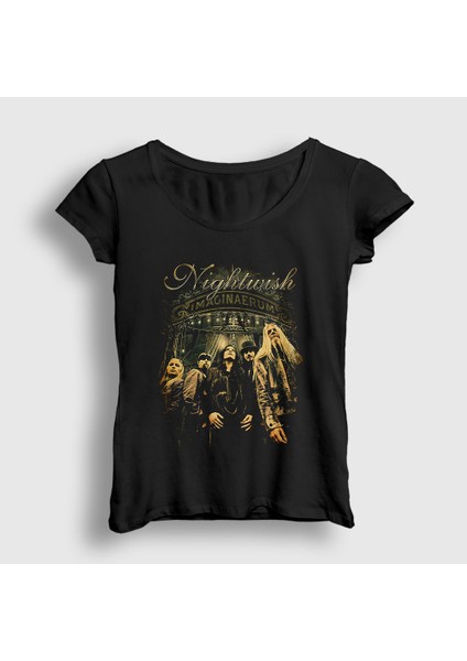 Kadın Siyah Imaginaerum Nightwish T-Shirt