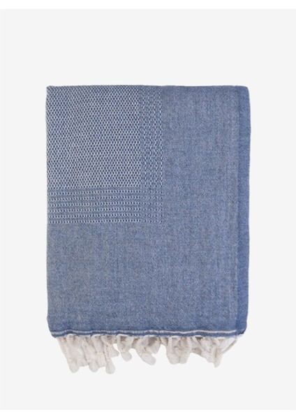 Tan Yün Koltuk Şalı Denim 125X180 fiyatları