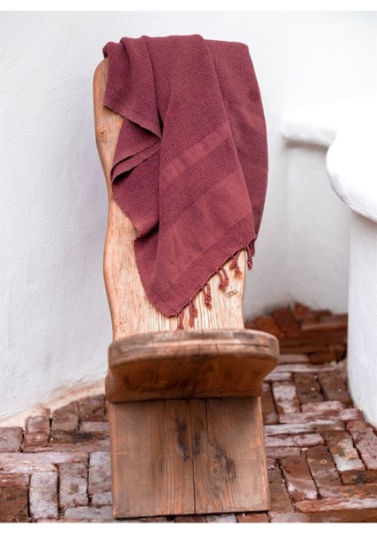 Stone Pamuk Koltuk Şalı Kiremit 140 x 170 fiyatları