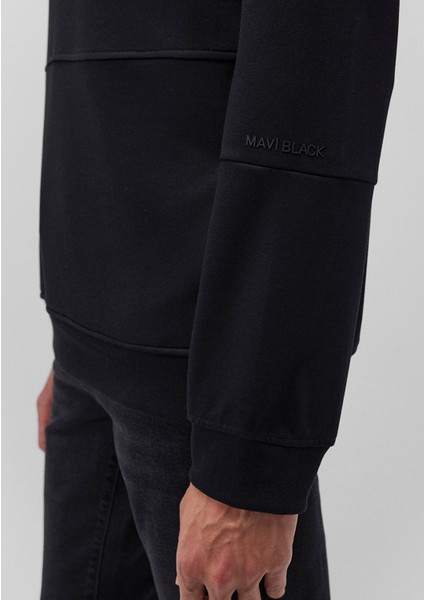 Kapüşonlu Siyah Sweatshirt 0S10250-900