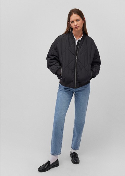 Siyah Bomber Ceket 1110497-900