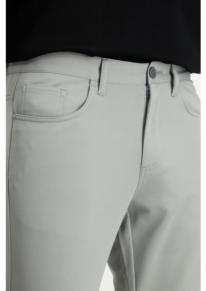 Slim Fit Dar Kesim Kanvas / Chino Pantolon