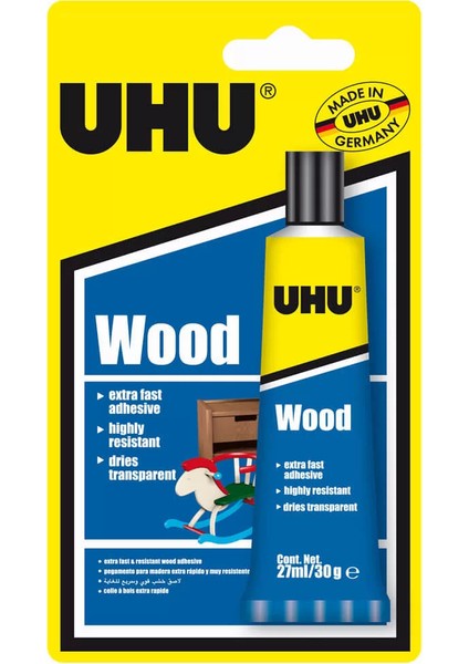 Wood Ahşap Yapıştırıcı 27 ml 37585