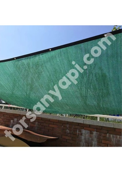 Gölgeleme Tülü – 40 Lık Gölgelik File – Siyah Şeritli Halkalı - 5 Metre x 50 Metre modelleri