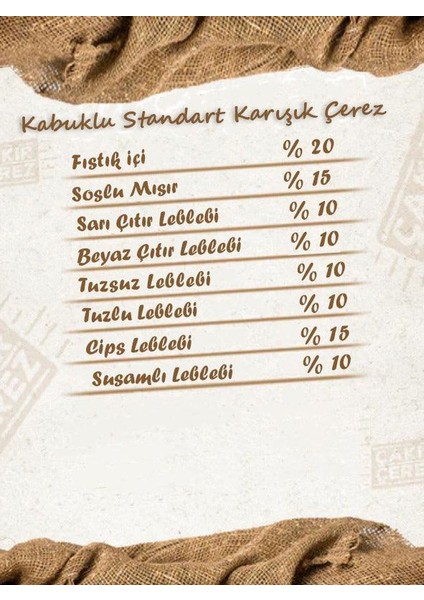 Standart Dökme Kına Karışık Kuruyemiş 5 KG