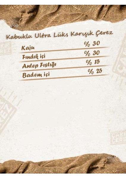 Ultra Lüks Karışık Çerez 1000 GR