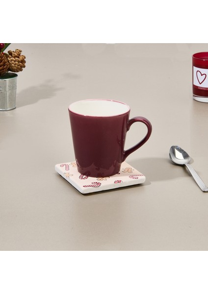 Kitchen Kurabiye Adam Bardak Altlığı - Renkli - 10 cm