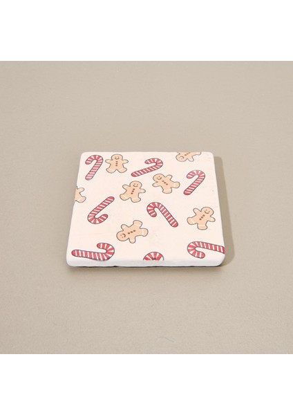 Kitchen Kurabiye Adam Bardak Altlığı - Renkli - 10 cm modelleri