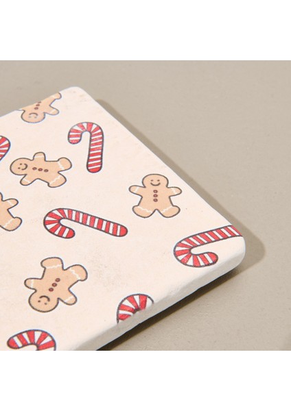 Kitchen Kurabiye Adam Bardak Altlığı - Renkli - 10 cm fırsatları