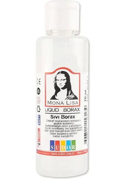 SL03-1 Şeffaf Sıvı Yapıştırıcı Boraks 70ML