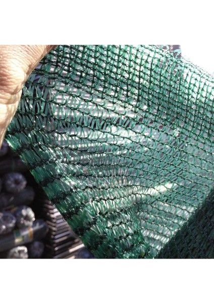 Yeşil File Gölgelik – 40LIK Gölgelik File – Şeritli Halkalı - 3 Metre, 90 Metre