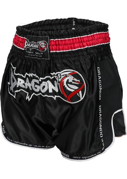 MT3075 Retro Neo Muaythai Şortu Siyah Retro Muay Thai Şort modelleri