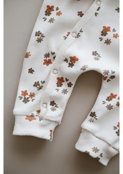 Çiçekli Desen Kaşkorse Bebek Tulum fırsatları