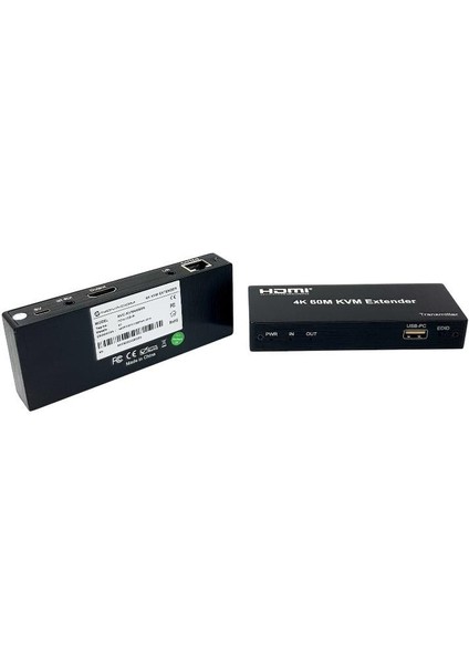 4K 60METRE Hdmı+Usb+Ir To Cat6 Kvm Extender