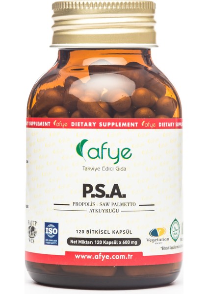 P.S.A (Propolis,saw Palmetto, Horsetail) 120 Kapsül