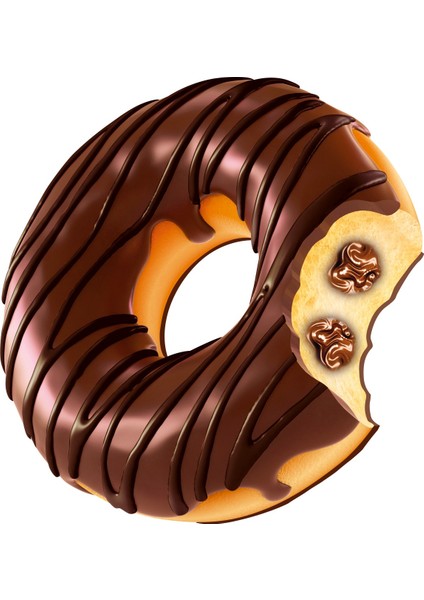 DONUT Kakao Kaplamalı Kakao Soslu Kek 35GR(1 KUTU)