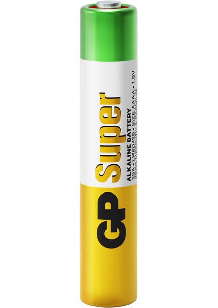 25A Süper Alkalin LR8D425/E96/AAAA Boy Incenin Incesi Pil, 1.5 Volt, 4 Kart 8 Adet Pil