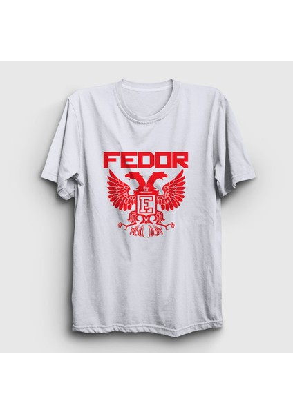 Beyaz Emperor V2 Ufc Mma Fedor Emelianenko T-Shirt
