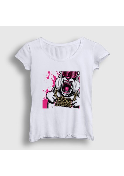 Kadın Beyaz Electric Eskimo Callboy T-Shirt
