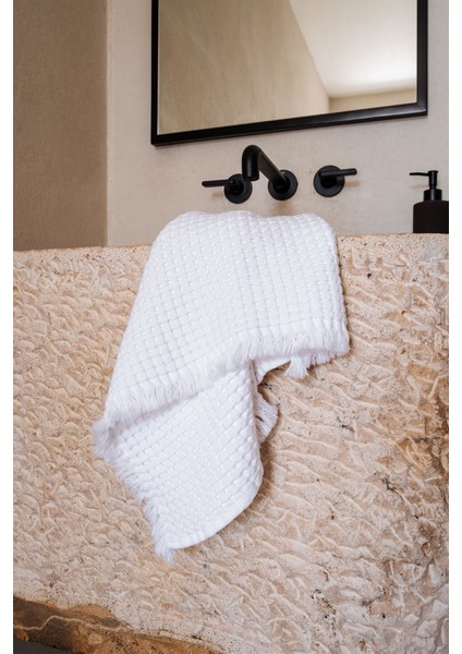 Eye Waffle Pamuk Havlu Beyaz 100 x 150 fiyatları