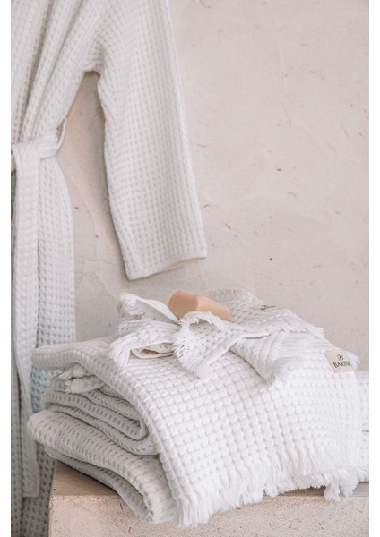 Eye Waffle Pamuk Havlu Beyaz 100 x 150 indirimleri