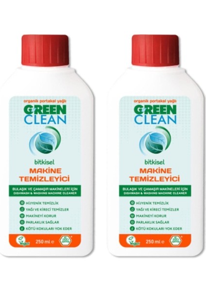2'li Set Bitkisel Bulaşık ve Çamaşır Makine Temizleyici 250 ml
