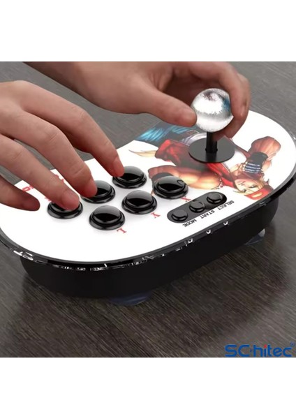 4K Arcade Oyun Konsolu 10000 Retro Oyunlu 2 Kablosuz Joystickli fırsatları