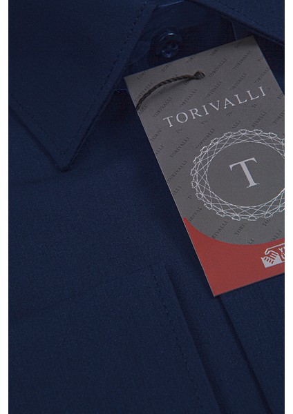 Klasik Fit Geniş Kesim Tek Cepli Kolay Ütülenebilen Mevsimlik Uzun Kollu Düz Renk Erkek Gömlek