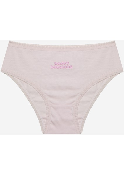 Kız Çocuk Happy Balloons 3lü Çok Renkli Slip Külot