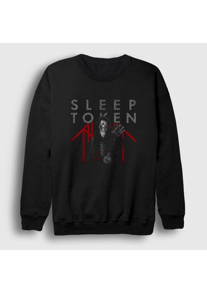 Unisex Siyah Hypnosis Müzik Sleep Token Sweatshirt