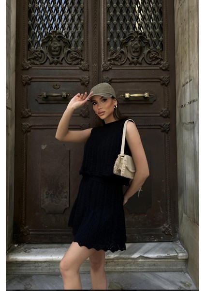 Siyah Örme Takım MKN2031 fiyatları