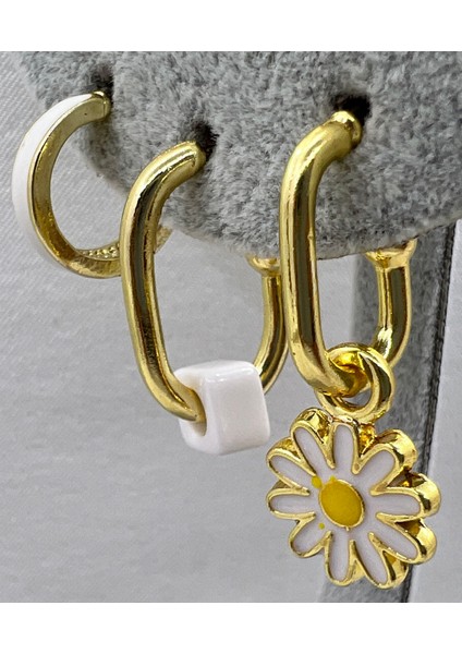 Üçlü Set Küpe