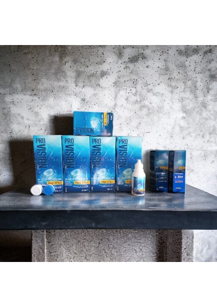 PRO-VISION Lens Solüsyon 270 ML X 4 + SEYAHAT BOY HEDİYE