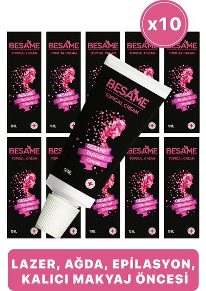 Topikal Epilasyon Öncesi Topikal Krem 10 Ml 10 Adet