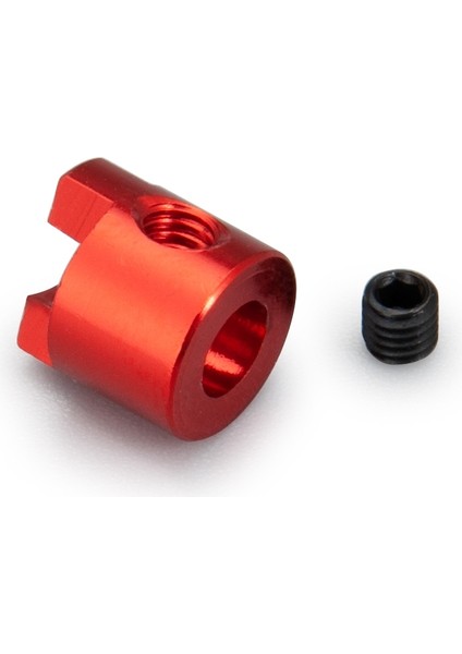 10 Adet 4mm Model Tekne Metal Tahrik Köpek Mili Koltuk Değneği Aksesuarları Konektörü Kürek Çatal Rc Tekne Tahrik Mili, Kırmızı (Yurt Dışından)