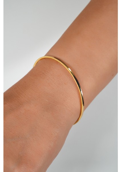 Ajda Bilezik 10 gr İşçiliksiz 22 Ayar Altın Oluklu