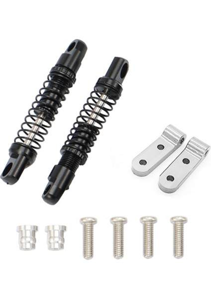 D12 Rc Araba Için 4 Takım Sabit Koltuk Yükseltme Parçaları Aksesuarları ile Metal Arka Amortisör, 4 (Yurt Dışından) fiyatları