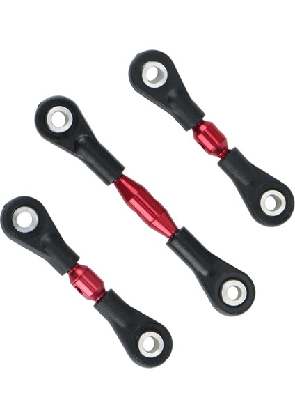 6 Adet Metal Direksiyon Çubuğu Bağlantı Çubuğu Rot Tt-01 TT01 1/10 Rc Araba Yükseltme Parçaları Aksesuarları, Kırmızı (Yurt Dışından)