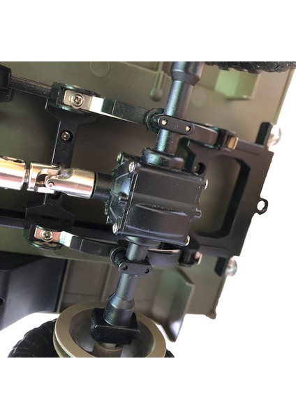 3 Adet Siyah Plastik ve Metal Ön Arka Orta Köprü Aks Yedek Parçaları Fayee FY004 Q64 Q60 B36 MN77 1/16 6WD Rc Araba (Yurt Dışından)