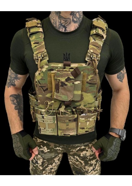 Askeri Hücum Yeleği Multicam Desen