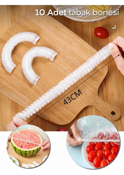 10 Adet Tazeliği Koruyan Tencere Tava Bonesi