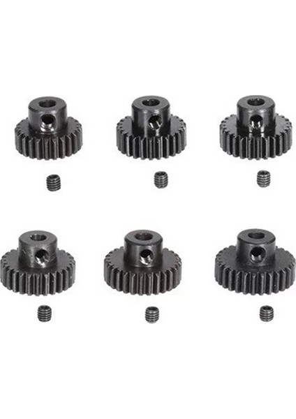 Motor Dişleri 24T,25T,26T,27T,28T,29T Motor Şaftı Delik Çapı 3.175MM 1/10 Serisi Uzaktan Kumandalı Arabalar Için M0.53 (Yurt Dışından)