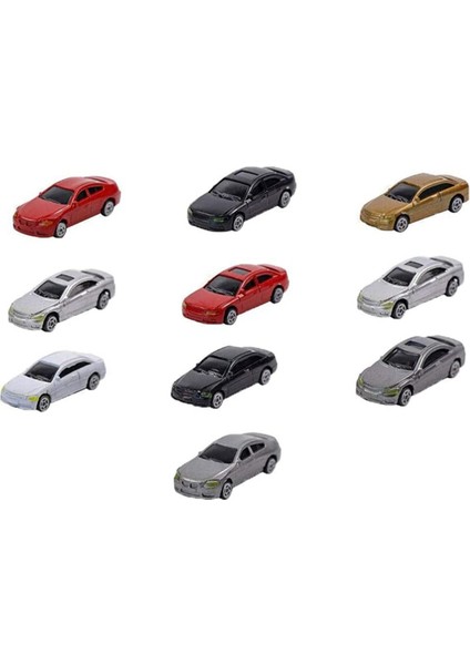 10'lu Paket 1/87 Mini Model Araba Boyalı Araba Modelleri Binası (Yurt Dışından) fiyatları