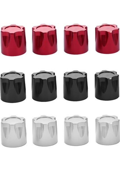 4 Adet Alüminyum Rc Araba Tekerleği Jant Jant Kapağı Somunu 1/10 Rc Paletli Eksenel SCX10 90046 Trx4 D90,C (Yurt Dışından)