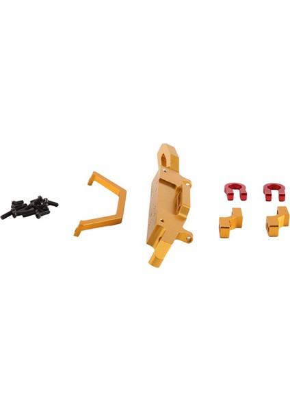 104001 1/10 Rc Araba Yükseltme Parçaları Aksesuarları Için Metal Ön Tampon, Sarı (Yurt Dışından)