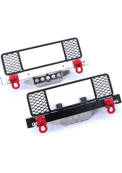 Metal Net Koruma Zırhlı Metal Ön Tampon Mod Model D90 D91 D96 D99S MN99 1/12 Rc Araba Yükseltme Parçaları, Siyah (Yurt Dışından)